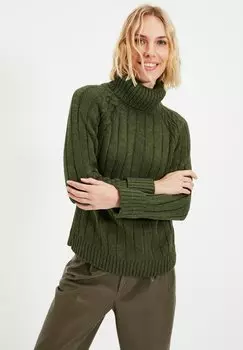 Свитер Trendyol, зеленый