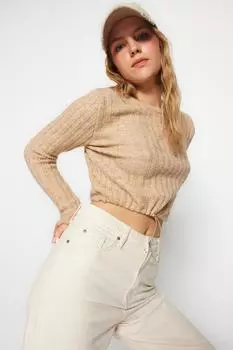 Свитер TRENDYOLMLLA, кэмел