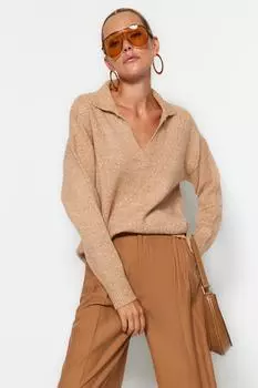 Свитер TRENDYOLMLLA, кэмел