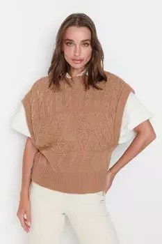 Свитер TRENDYOLMLLA, кэмел
