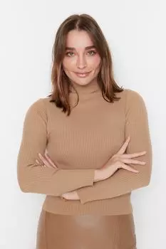 Свитер TRENDYOLMLLA, кэмел