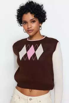 Свитер TRENDYOLMLLA, коричневый