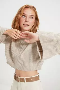 Свитер TRENDYOLMLLA, кремовый
