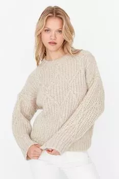 Свитер TRENDYOLMLLA, кремовый