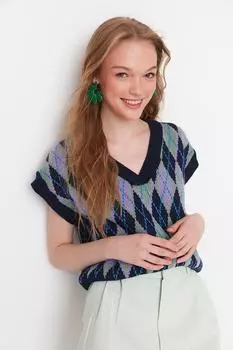 Свитер TRENDYOLMLLA, темно-синий