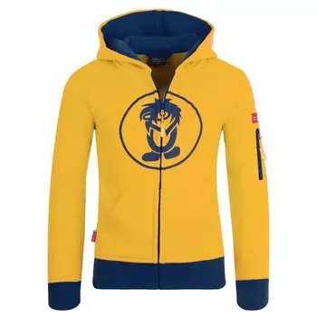 Свитер Trollkids, цвет sonnenblumenorange/kosmosblau