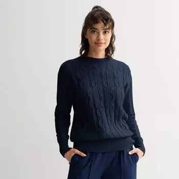 Свитер-туника с косами для юниоров So, цвет bayou navy