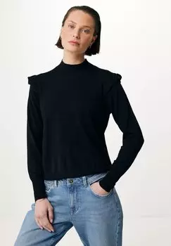 Свитер Turtle Neck With Ruffles Mexx, черный