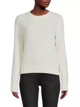 Свитер Твидовый Vince из букле, белый