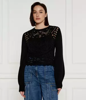 Свитер TWINSET Regular Fit, черный
