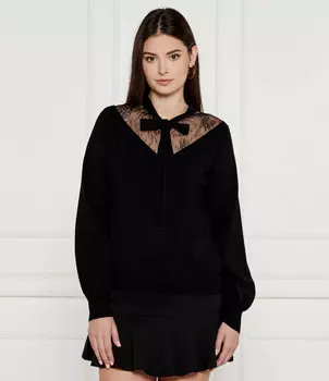 Свитер TWINSET Regular Fit, черный