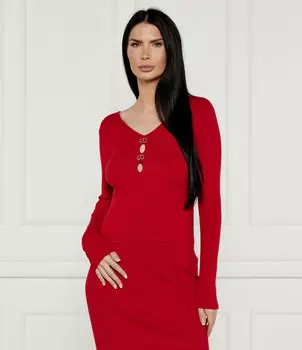 Свитер TWINSET Slim Fit, красный