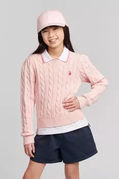 Свитер U.S. Polo Assn, розовый