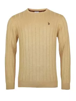 Свитер U.S. POLO ASSN. Sweater, цвет light brown/dark brown