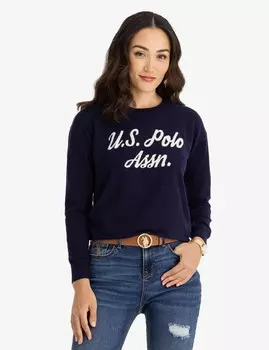 Свитер U.S. Polo Assn. Uspa Intarsia, синий