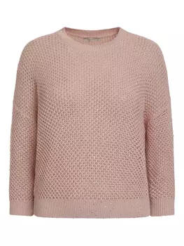 Свитер, украшенный пайетками Peserico, розовый