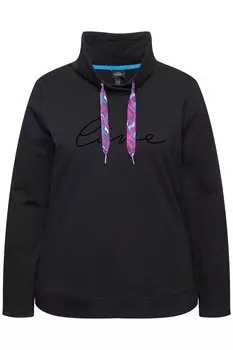 Свитер Ulla Popken Sweatshirt, черный