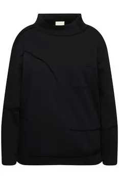 Свитер Ulla Popken Sweatshirt, черный