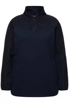 Свитер Ulla Popken Sweatshirt, морской синий