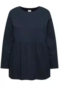 Свитер Ulla Popken Sweatshirt, морской синий