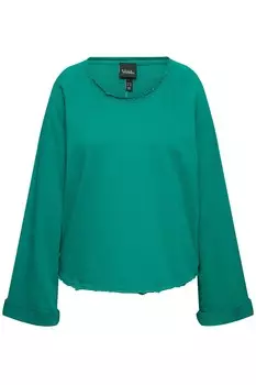 Свитер Ulla Popken Sweatshirt, зеленый