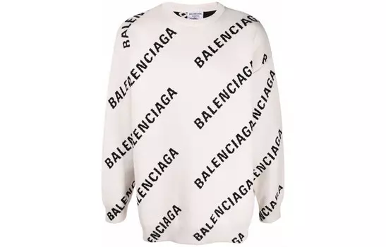 Свитер унисекс белый Balenciaga, белый