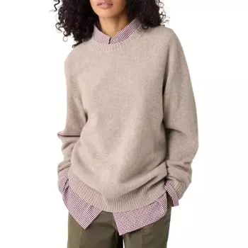 Свитер унисекс бежевый Uniqlo, бежевый