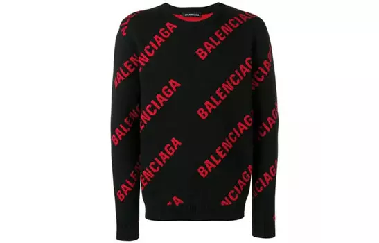 Свитер унисекс черный Balenciaga, черный