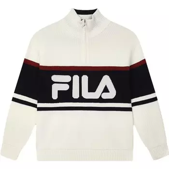 Свитер унисекс Cloud White Fila, цвет Cloud White