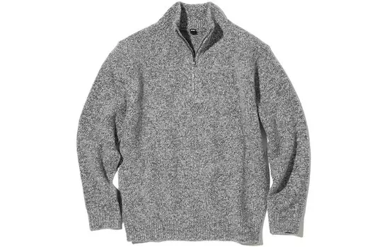 Свитер унисекс дымчато-серый Uniqlo, серый