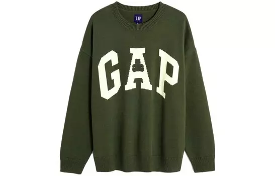 Свитер унисекс Gap, зеленый