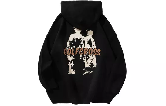 Свитер унисекс GOLFCROSS, черный