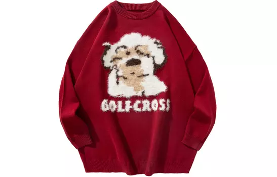 Свитер унисекс GOLFCROSS, Красный
