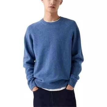 Свитер унисекс королевский синий Uniqlo, синий