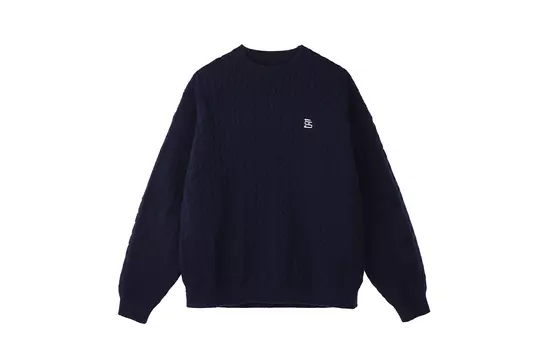 Свитер унисекс MATCHA STORY, темно-синий