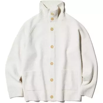 Свитер унисекс молочно-белый Uniqlo, слоновая кость