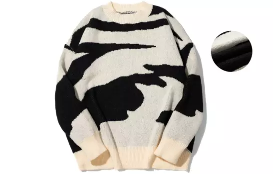 Свитер унисекс Nomt, Версия манги белая (версия без щетины)