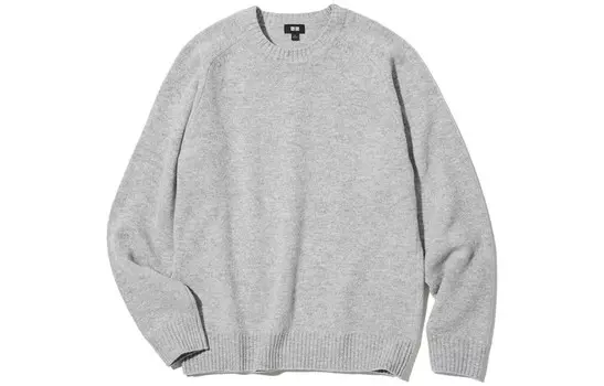 Свитер унисекс серый Uniqlo, серый