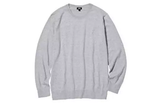 Свитер унисекс серый Uniqlo, серый