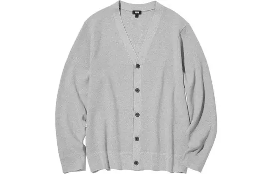 Свитер унисекс серый Uniqlo, серый