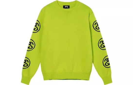 Свитер унисекс Stussy, зеленый