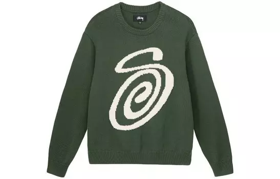 Свитер унисекс Stussy, зеленый