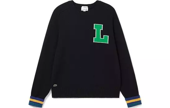 Свитер унисекс темно-синий Lacoste, темно-синий