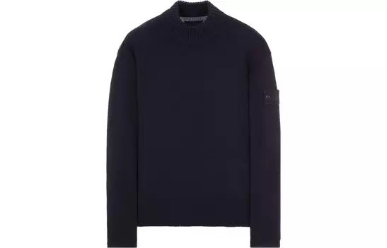 Свитер унисекс темно-синий Stone Island, синий