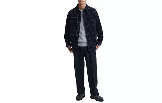 Свитер унисекс темно-синий Uniqlo, темно-синий