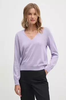 Свитер United Colors of Benetton, фиолетовый