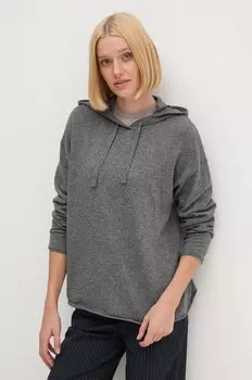 Свитер United Colors of Benetton из смесовой шерсти, серый