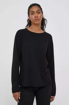 Свитер United Colors of Benetton с добавлением кашемира, черный