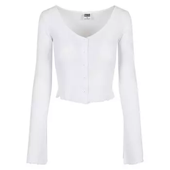 Свитер Urban Classics Cropped Rib, белый