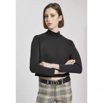 Свитер Urban Classics Interlock Short Crew, черный
